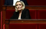 La présidente du groupe des députés du Rassemblement national Marine Le Pen lors de la séance des questions au gouvernement à l'Assemblée nationale à Paris, le 3 décembre 2024