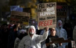 Manifestation contre le pass sanitaire, le 16 octobre 2021 Ă Lausanne, en Suisse