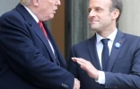 Emmanuel Macron et Donald Trump à l'Elsyée, le 10 novembre 2018