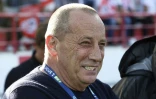 Alain Orsoni, alors président du club de football d'Ajaccio (ACA), le 14 mai 2022 à Ajaccio, en Corse