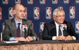 Adam Silver et David Stern, le 25 octobre 2012 à New York