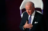 Le président américain Joe Biden lors d'un "town hall" de la chaîne CNN, à Baltimore dans le Maryland, le 21 octobre 2021