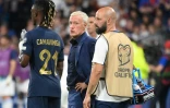 Le sélectionneur de l'équipe de France Didier Deschamps lors du match contre la Grèce, en qualifications à l'Euro-2024, le 19 juin 2023 au Stade de France
