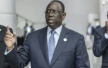 Le président sénégalais Macky Sall à une réunion de l'Union africaine à Addis Abeba le 19 février 2023