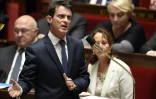 Le Premier ministre Manuel Valls le 24 novembre 2015 à l'Assemblée nationale à Paris