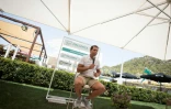 Rafael Nadal en conférence de presse à Santa Ponsa aux îles Baléares, le 17 juin 2022 
