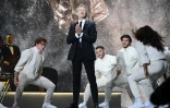 Antoine de Caunes, maître de cérémonie pour la soirée des César à l'Olympia, le 25 février 2022 à Paris