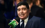L'ancienne gloire du football Diego Maradona, le 23 octobre 2017 à Londres 