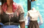 Thekla Weissengruber, curatrice d'une exposition dédiée à la robe "Dirndl" à Bad Ischl (Autriche) le 24 juin 2021