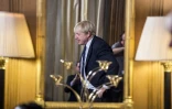 Le Premier ministre britannique Boris Johnson à l'intérieur du 10 Downing street le 30 août 2019