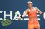 Anastasija Sevastova, face à la tenante du titre Sloane Stephens à l'US Open, le 4 septembre 2018