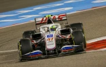 Le pilote allemand Mick Schumacher, au volant de sa Haas, lors du Grand Prix de BahreĂŻn, le 28 mars 2021 sur le circuit international de Sakhir