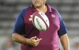 L'entraîneur de l'Union Bordeaux-Bègles Christophe Urios lors d'un match de Top 14 contre le Stade Francais au Stade Chaban-Delmas de Bordeaux, le 14 septembre 2019