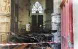 Les dégâts causés par un incendie dans la cathédrale de Nantes, le 18 juillet 2020