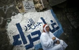 Une femme vient en pélerinage, le 19 septembre 2015, à la grotte de Hira, où selon la tradition Mahomet a reçu la première révélation du Coran, à La Mecque