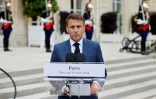 Le président  Emmanuel Macron à l'Elysée, à Paris, le 19 juin 2024