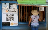 Un magasin qui accepte le bitcoin à El Zonte, le 4 septembre 2021 au Salvador