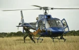 Des rangers s'entraînent pour lutter contre le braconnage dans la réserve  Ol Pejeta, au Kenya, le 28 avril 2016