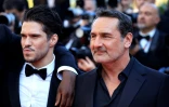 L'acteur François Civil, à gauche, et le réalisateur Gilles Lellouche, à droite, au festival de Cannes, dans les Alpes-Maritimes, le 23 mai 2024