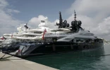 Des yachts au "quai des milliardaires" à Antibes, le 3 juillet 2020