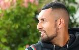 Le joueur de tennis australien Nick Kyrgios, lors d'un point-presse le 8 janvier 2022 Ă Melbourne
