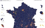 France : les listes en tête par commune
