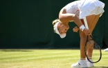 La tenante du titre allemande Angelique Kerber a été surprise dès le deuxième tour par la lucky-loser Lauren Davis le 4 juillet à Wimbledon