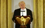 Discours du président américain Donald Trump lors de l'accueil   du roi Charles III du Royaume-Uni à Washington, le 28 avril 2026