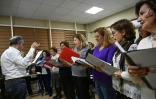 Une chorale chante en judéo-espagnol, le 5 décembre 2019 à Istanbul