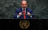Le Premier ministre arménien Nikol Pachinian lors de l'Assemblée générale de l'ONU en septembre.