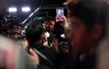 Kylian Mbappé, deuxième du classement du Ballon d'or 2026, lundi soir à Londres au théâtre Palladium, où se déroulait la cérémonie de remise du prix.