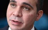 Le prince jordanien Ali Bin Al Hussein un des candidats à la présidence de la Fifa, le 19 décembre 2015 lors d'une interview à Tokyo