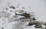 Un groupe de 4 alpinistes polonais portent secours à l'alpiniste française Elisabeth Revol, sur le Nanga Parbat, au Pakistan, le 28 janvier 2018