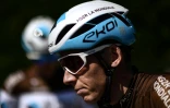 Le Français Romain Bardet à l'entraînement près de Bruxelles le 4 juillet 2019 deux jours avant le départ du Tour de France