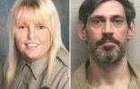 La directrice adjointe des services correctionnels Vicki White dans une photo non datée fournie par le bureau du shérif du comté de Lauderdale, et le suspect Casey White sur une photo fournie par le US Marshals Service