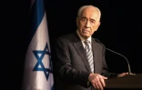 Shimon Peres le 6 juillet 2014 à Sderot en Israël