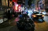 Des sacs poubelles à Manhattan, New York, le 20 mars 2024