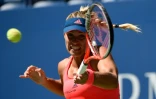Angelique Kerberlors du match contre Polona Hercog à l'US Open le 29 août 2016 à New York