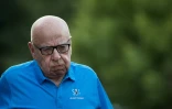Rupert Murdoch, président de News Corp et de Fox News, le 13 juillet 2017 à Sun Valley, dans l'Idaho