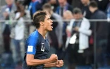 Raphaël Varane à la fin de la demi-finale contre la Belgique, le 10 juillet 2018 à Saint-Pétersbourg