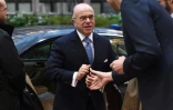 Le ministre français de l'Intérieur, Bernard Cazeneuve, le 4 décembre 2015 à Bruxelles, pour une réunion sur l'adoption d'un "PNR"