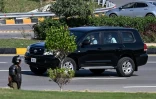 Une voiture transportant des responsables de sécurité américains à Islamabad le 10 avril 2026
