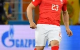 L'attaquant de la Suisse Xherdan Shaqiri face au Brésil lors du Mondial-2018, le 17 juin 2018 à Rostov 