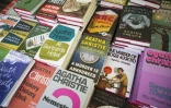 Des livres d'Agatha Christie en vente le 15 septembre 2015 au festival de Torquay (Royaume-Uni), qui l'a vue naître il y a 125 ans