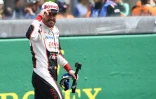 L'Espagnol Fernando Alonso après sa victoire aux 24 Heures du Mans le 16 juin 2019