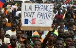 Manifestation contre la présence française, le 3 août 2023 à Niamey, au Niger