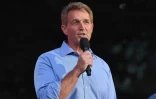 Jeff Flake, sénateur républicain, voix crucial pour confirmer le juge Kavanaugh à la Cour suprême américaine, le 29 septembre 2018 à New York 