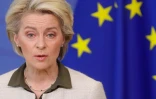 La présidente de la Commission européenne Ursula von der Leyen à Bruxelles, le 27 février 2022