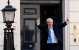 Boris Johnson, partisan du Brexit qui s'apprĂŞte Ă devenir le nouveau Premier ministre britannique, Ă Londres le 23 juillet