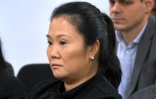 Keiko Fujimori, la leader de l'opposition au Pérou, lors de l'audience au terme de laquelle elle est envoyée pour trois ans de prison préventive, le 31 octobre 2018 à Lima.